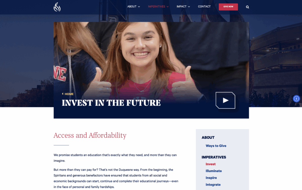 Duquesne Ignite Campaign